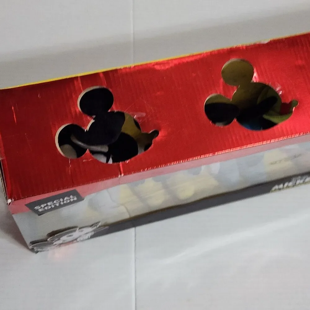 Disney Mickey Mouse 90th Anniversary Plush 6 Pack Box Set Through Years Complete